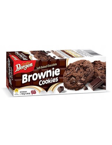 Bergen Soft Baked Brownie Cookies 126g