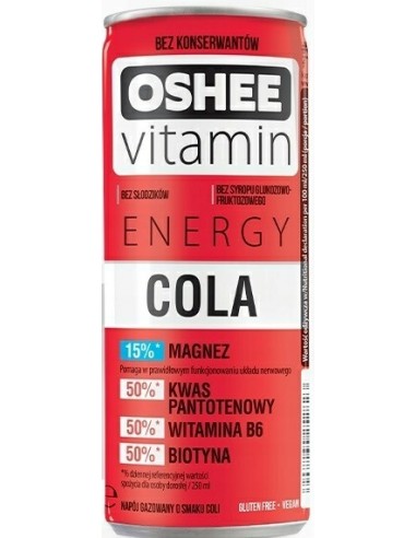 Oshee Vitamin Energy Cola 250ml