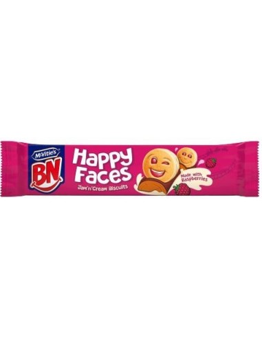 McVitie's BN Happy Faces Jam 'n' Cream Biscuits 165g