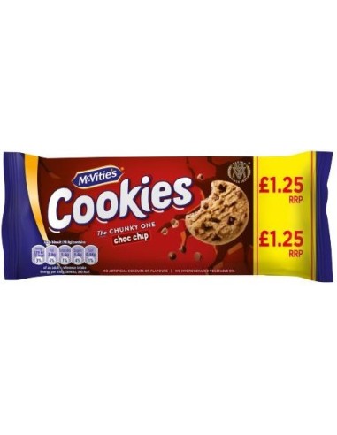 Mcvities Choc Chip Cookies Pmp £1.25 150g