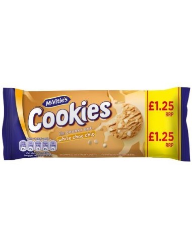 Mcvities White Choc Chip Cookies Pmp £1.25 150g