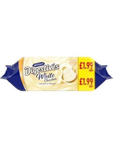 McVities White Chocolate Digestives Pmp £1.99 232g