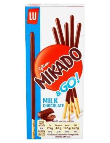 Mikado Milk Chocolate Biscuits 39g