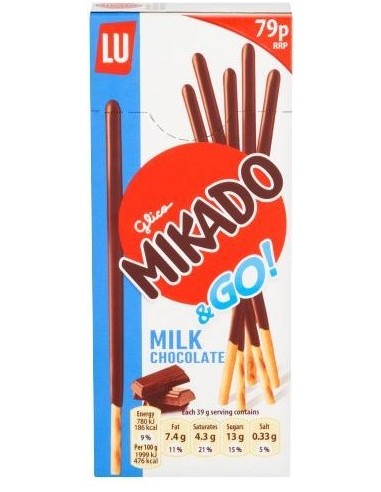 Mikado Milk Chocolate Biscuits Pmp 79p 39g