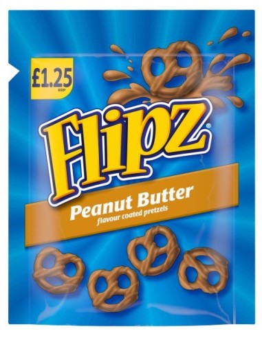 Flipz Peanut Butter Pretzels Pmp £1.25 80g