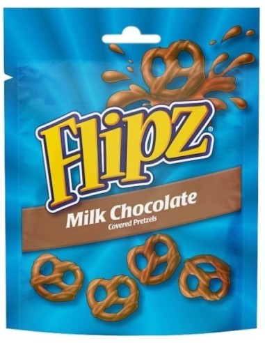 Flipz Milk Chocolate Pretzels 90g