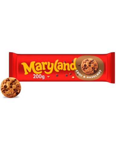 Maryland Cookies Chocolate & Hazelnut 200g