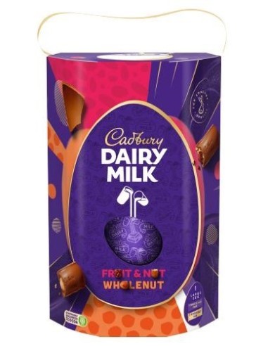 Cadbury Dairy Milk Fruit & Nut Egg 249g