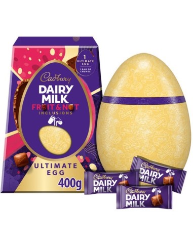 Cadbury Dairy Milk Fruit & Nut Inclusions Ultimate Egg 400g