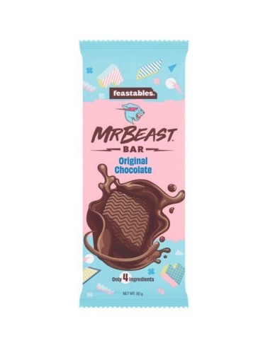 MrBeast Feastables Original Chocolate Bar 60g