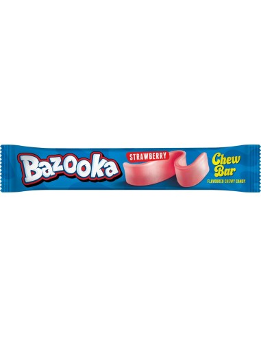 Bazooka Strawberry Chew Bar 33g