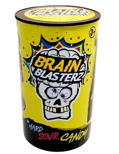 Brain Blasterz Super Sour Candy Apple, Blueberry, Lemon, Watermelon 38g