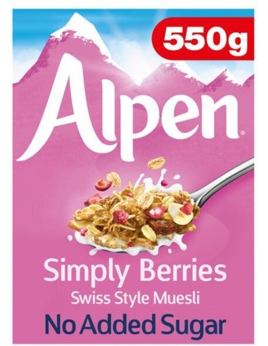 Alpen Muesli Simply Berries 550g