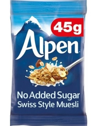 Alpen No Added Sugar Swiss Style Muesli 45g