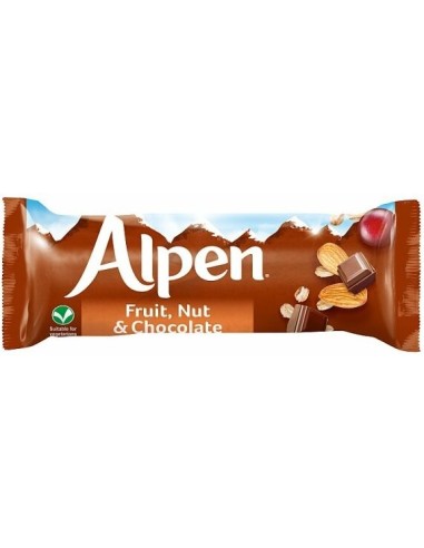 Alpen Cereal Bar Fruit & Nut with Milk Chocolate 29g