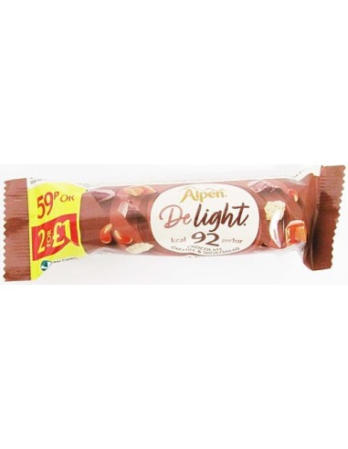 Alpen Delight Chocolate Caramel & Shortbread Pmp 59p (or 2 for £1) 24g