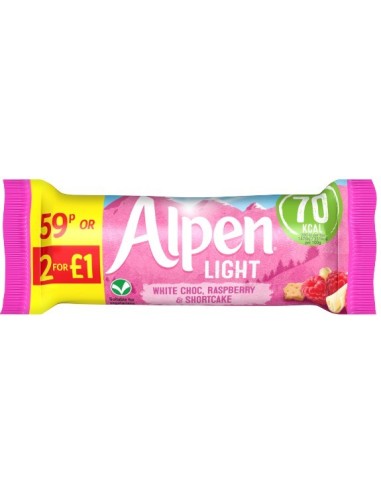 Alpen Light Cereal Bar Double Chocolate Pmp 59p 19g