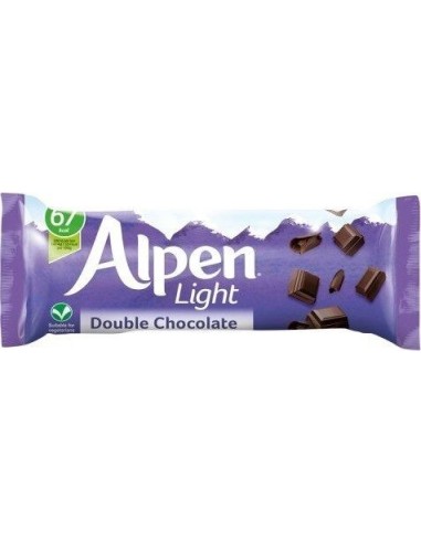 Alpen Light Cereal Bar Double Chocolate 19g