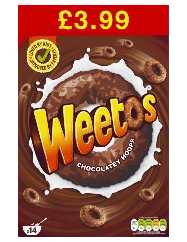 Weetos Chocolate Hoops Pmp £3.99 420g