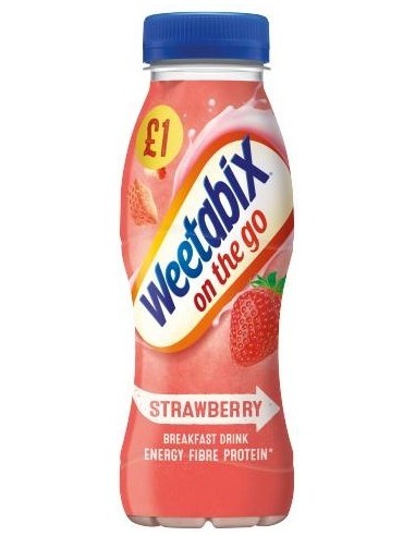 Weetabix On The Go Breakfast Drink Strawberry Pmp £1 250ml