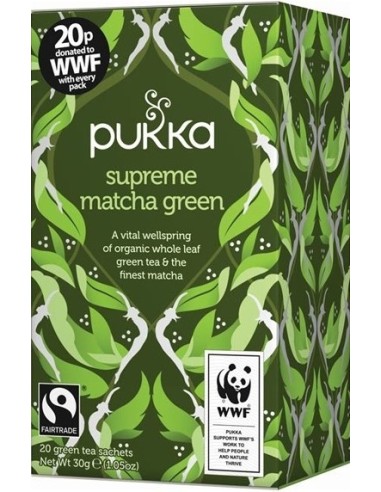 Pukka Organic Supreme Matcha Green 20tb 30g