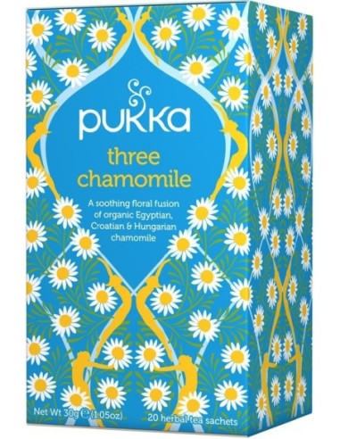 Pukka Organic Three Chamomile 20tb 30g