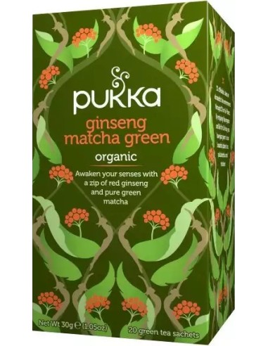 Pukka Organic Ginseng Matcha 20tb 30g