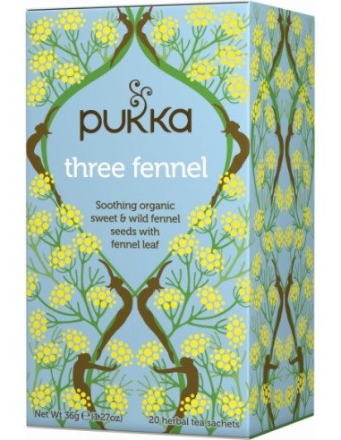 Pukka Organic Three Fennel 20tb 36g
