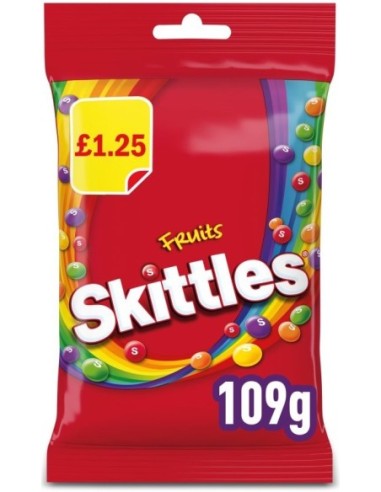 Skittles Vegan Fruits Pmp £1.25 109g