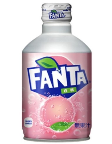 Fanta White Peach Metal bottle 300ml