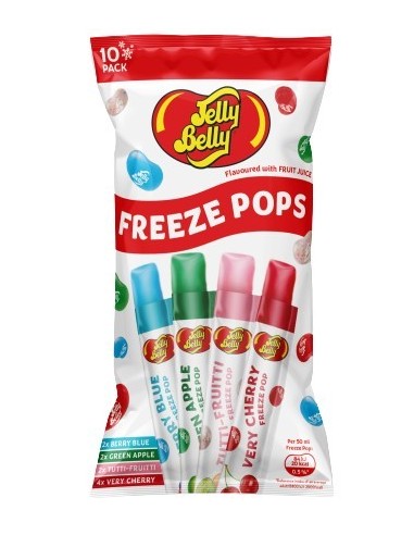 Jelly Belly Freeze Pops Bag 10x50ml