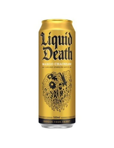 Liquid Death Mango Chainsaw Sparkling Water Can 500ml