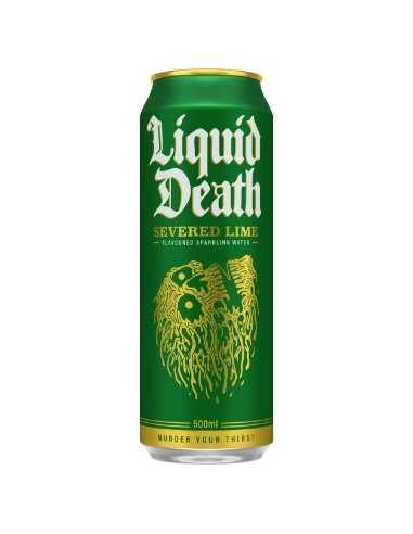 Liquid Death Severed Lime Sparkling Water Can 500ml