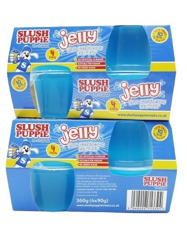 Slush Puppie Jelly Pot Blue Raspberry 4Pk