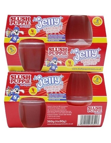 Slush Puppie Jelly Pot Strawberry 4Pk