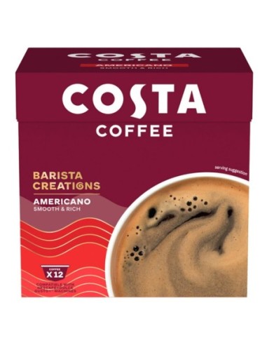 Costa Coffee Dolce Gusto Compatible Americano Pods 12x16g