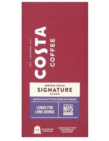 Costa Coffee Nespresso Mocha Italia Signature Blend Lungo 10x5.7g