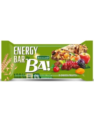 BA! Energy 5 Dried Fruits Bar 40g