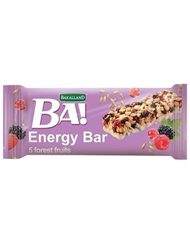 BA! Energy 5 Forest Fruits Bar 40g