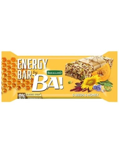 BA! Energy Bar 5 Seeds & Honey 40g
