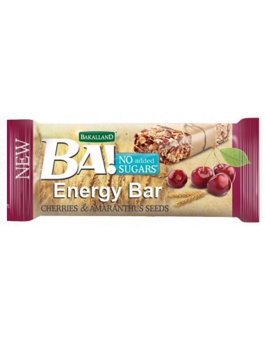 BA! Energy Bar No Sugar Cherry & Amaranthus 30g
