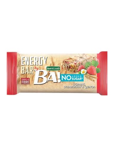 BA! Energy Bar No Sugar Strawberry & Quinoa 30g