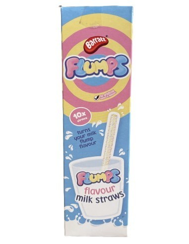 Barratts Flumps Milk Straws 10x6g