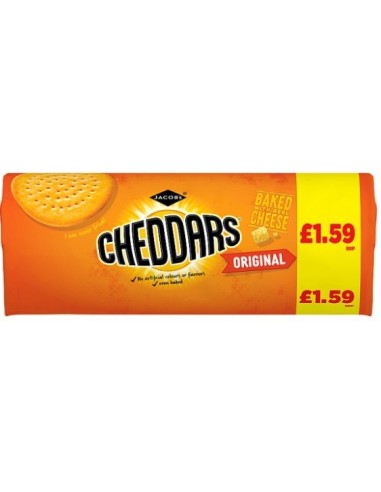 Jacob Cheddars  Pmp £1.59 150g