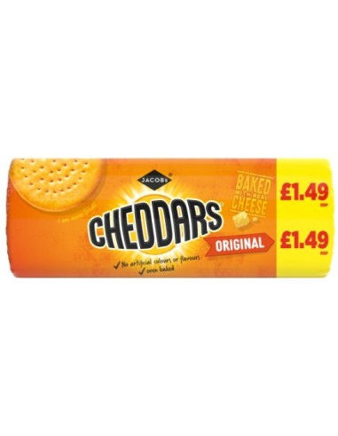 Jacob Cheddars Pmp £1.49 150g