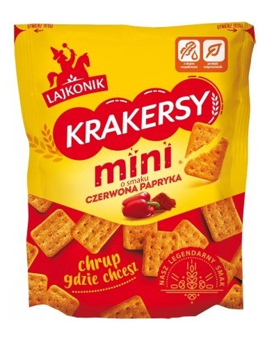 Lajkonik Crackers Mini Paprika 100g