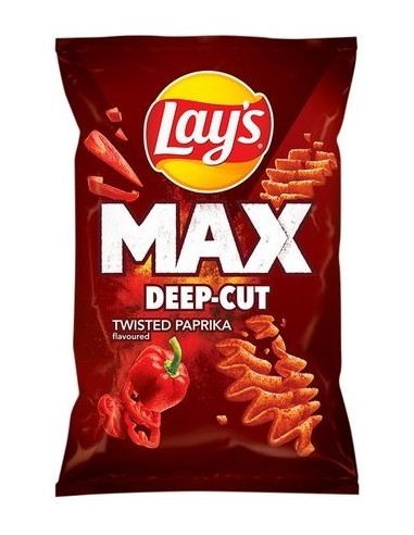 Lay's Max Deep Cut Twisted Paprika 120g