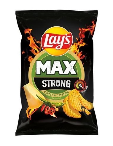 Lay's Max Strong Cheese & Cayenne 120g