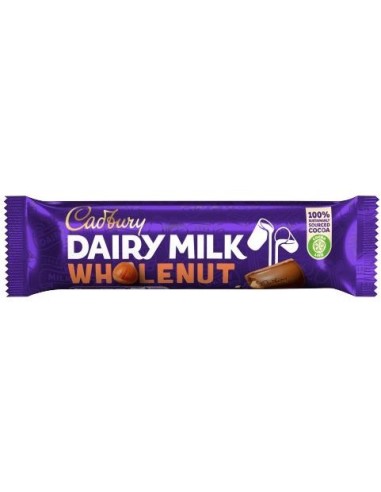 Cadbury Dairy Milk Wholenut Chocolate Bar 45g