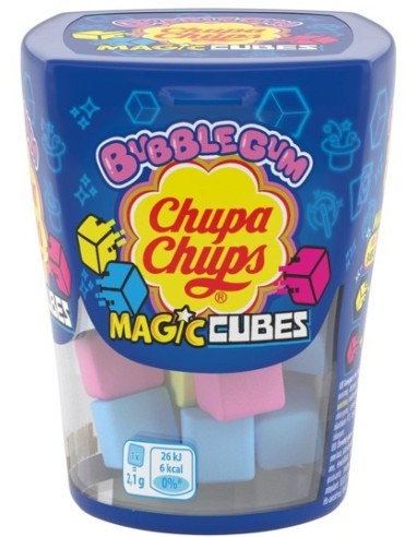 Chupa Chups Fun Bubblegum Bottles Magic Cubes 90g